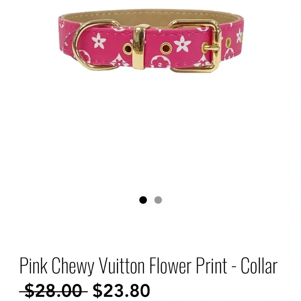 collar pink flower